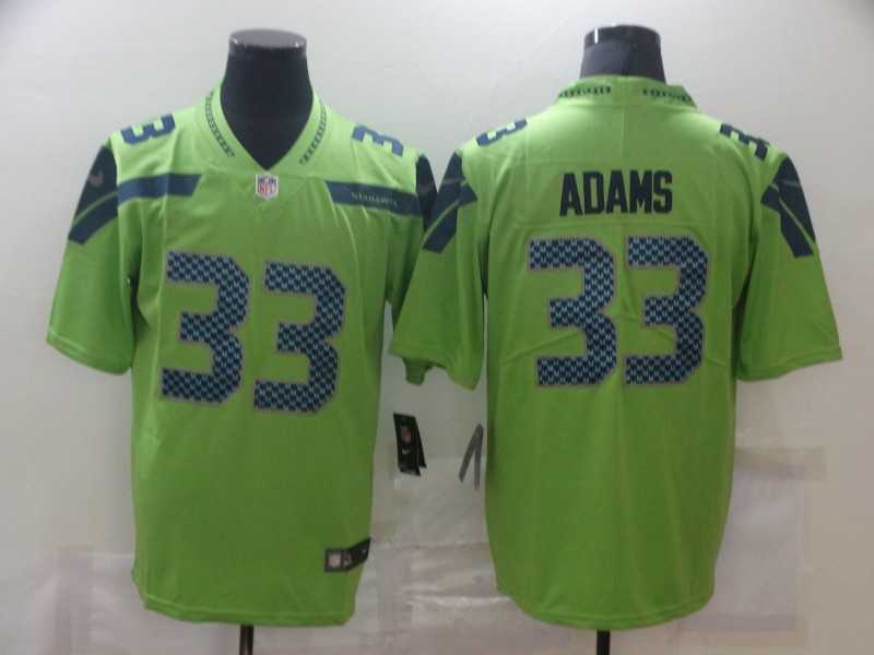 Men Seattle Seahawks 33 Adams Green Nike Limited Vapor Untouchable NFL Jerseys